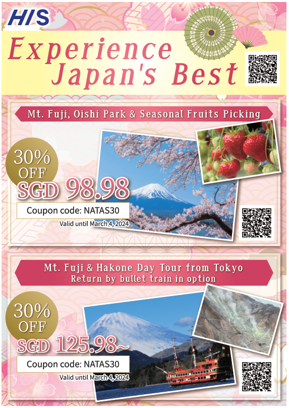 natas travel fair japan promotions
